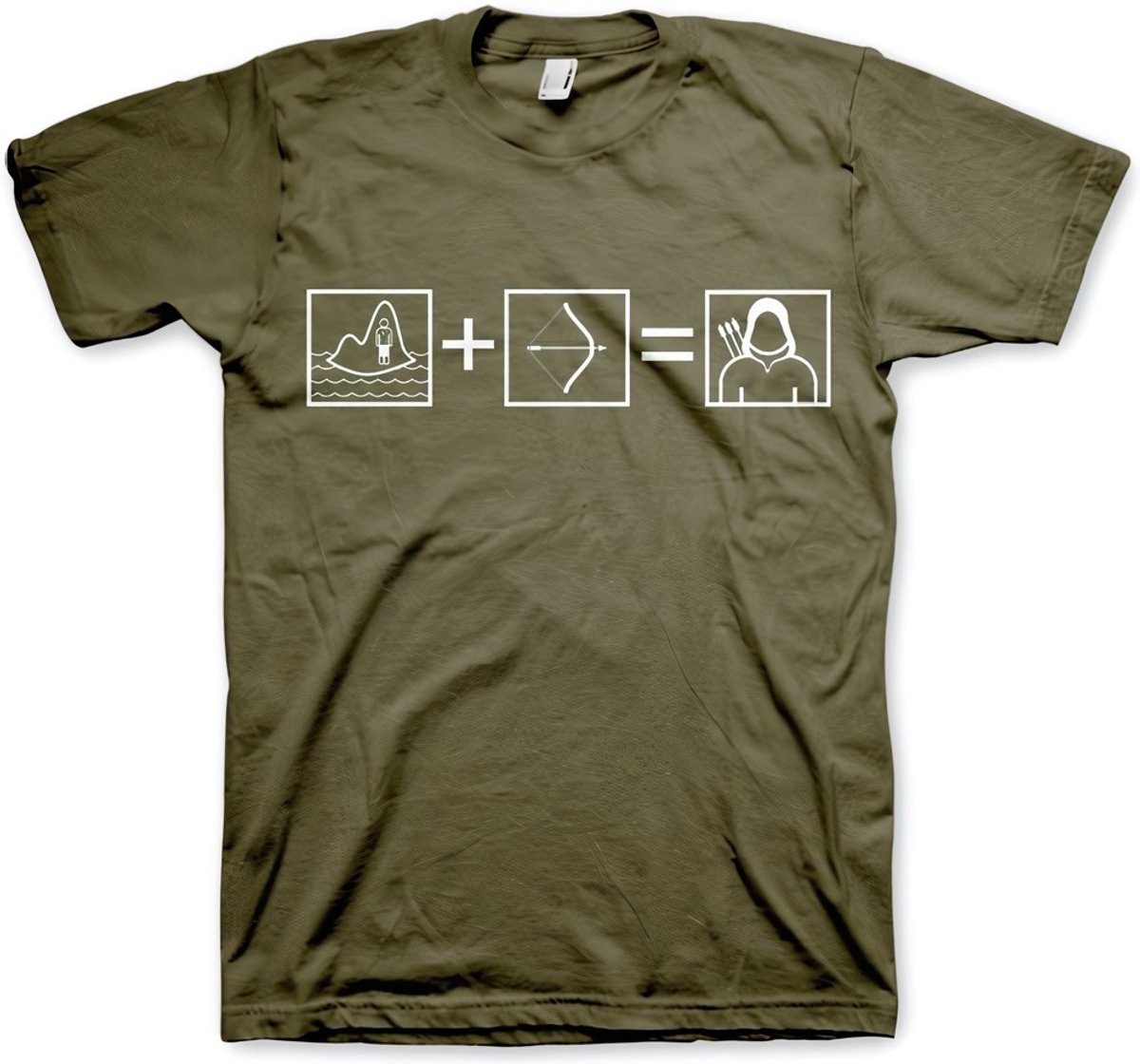 Arrow Riddle T-Shirt Olive-XL