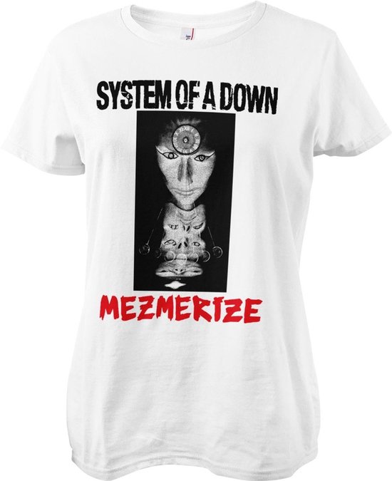 System Of A Down Damen Mezmerize Girly Tee WMX-5-SOAD002-H64-1 White-L