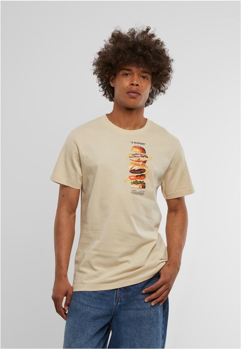 Mister Tee T-shirt A Burger Creme
