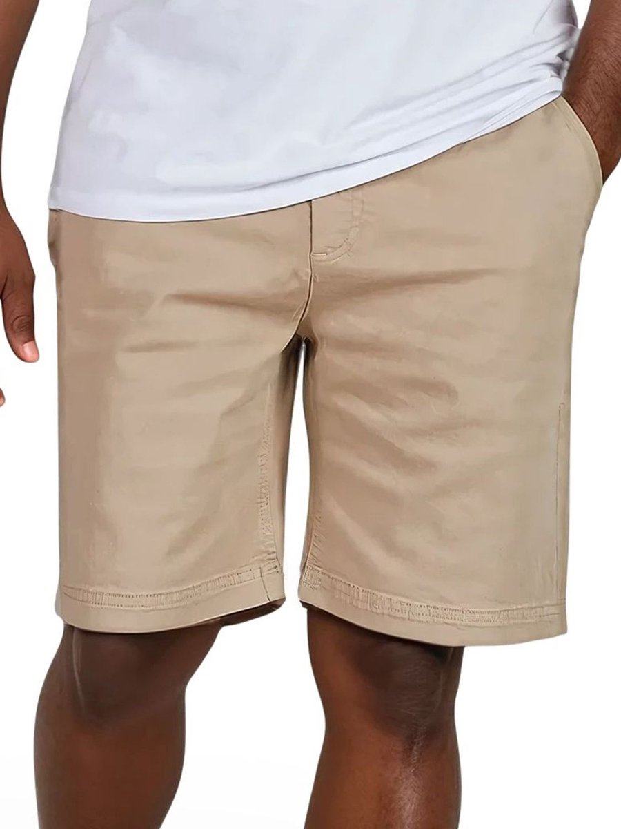 riverso Heren Short RIVConnor regular/straight Beige XL Volwassenen Stretch zomershort