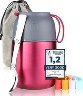Gobelet Isotherme 730ml Avec Cuillère - Parfait Soupe, Yaourt, Repas - Double Paroi Inox - Anti-fuite - Idée Cadeau Pratique