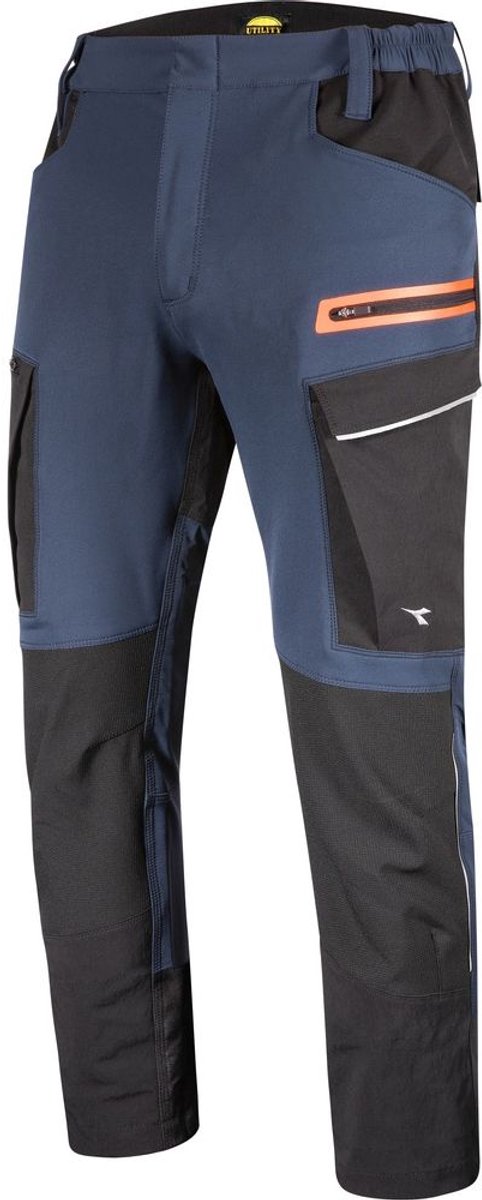 Utility Diadora Arbeitshose Pant Hybrid Cargo Black/Blue Denim-M