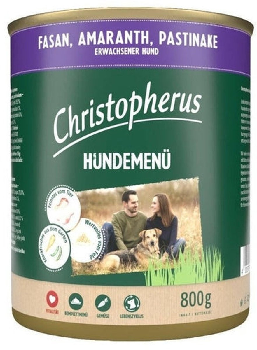 Christopherus Christoffel Menu 6x800g - Fazant