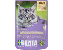 Bozita Kat - Senior 8+ Hapjes in Saus 12x85g - Kip