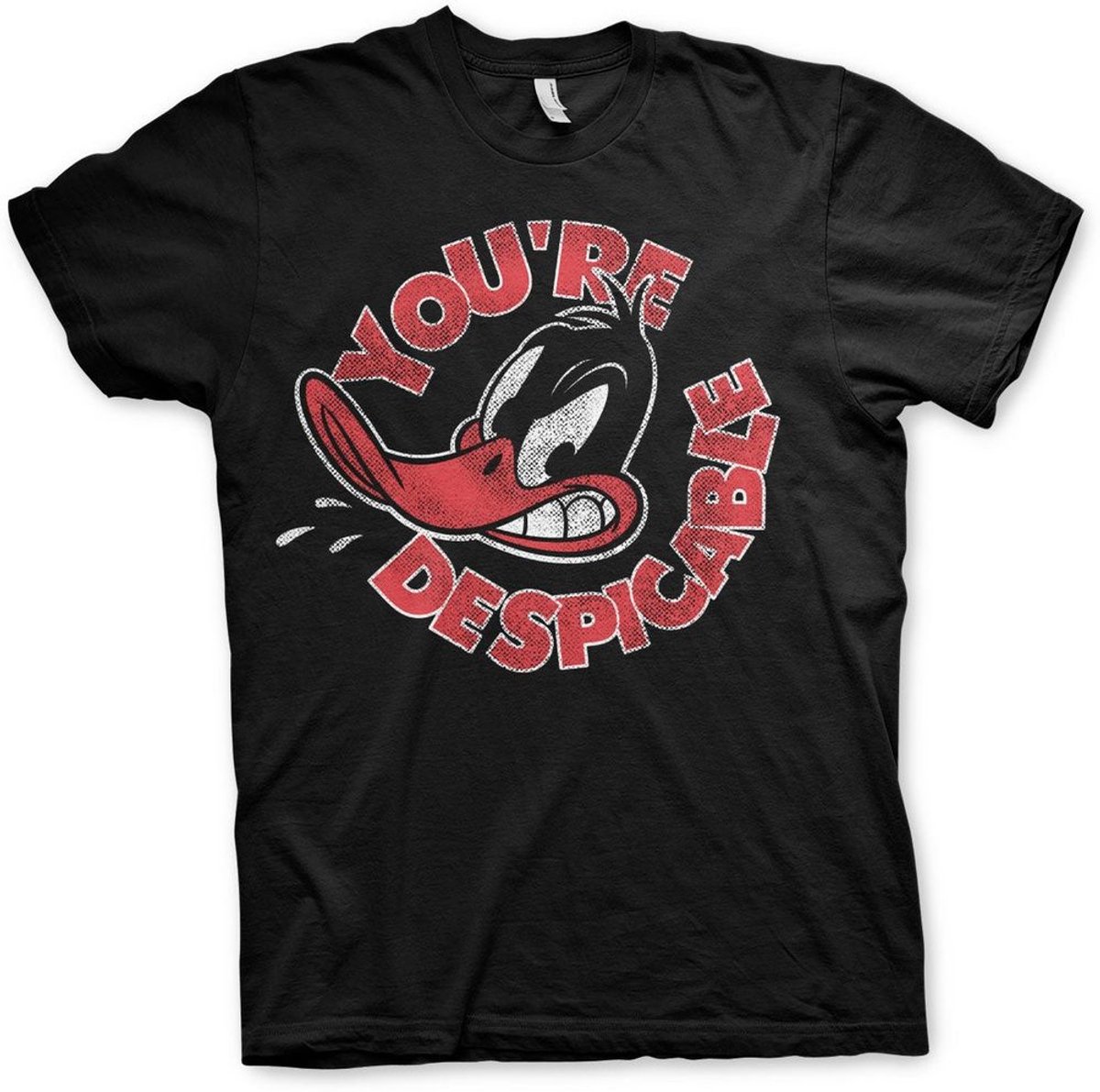 Looney Tunes Daffy Duck Youre Despicable Big Tall T-Shirt WB-1-LT009-H76-15 Black-4XL