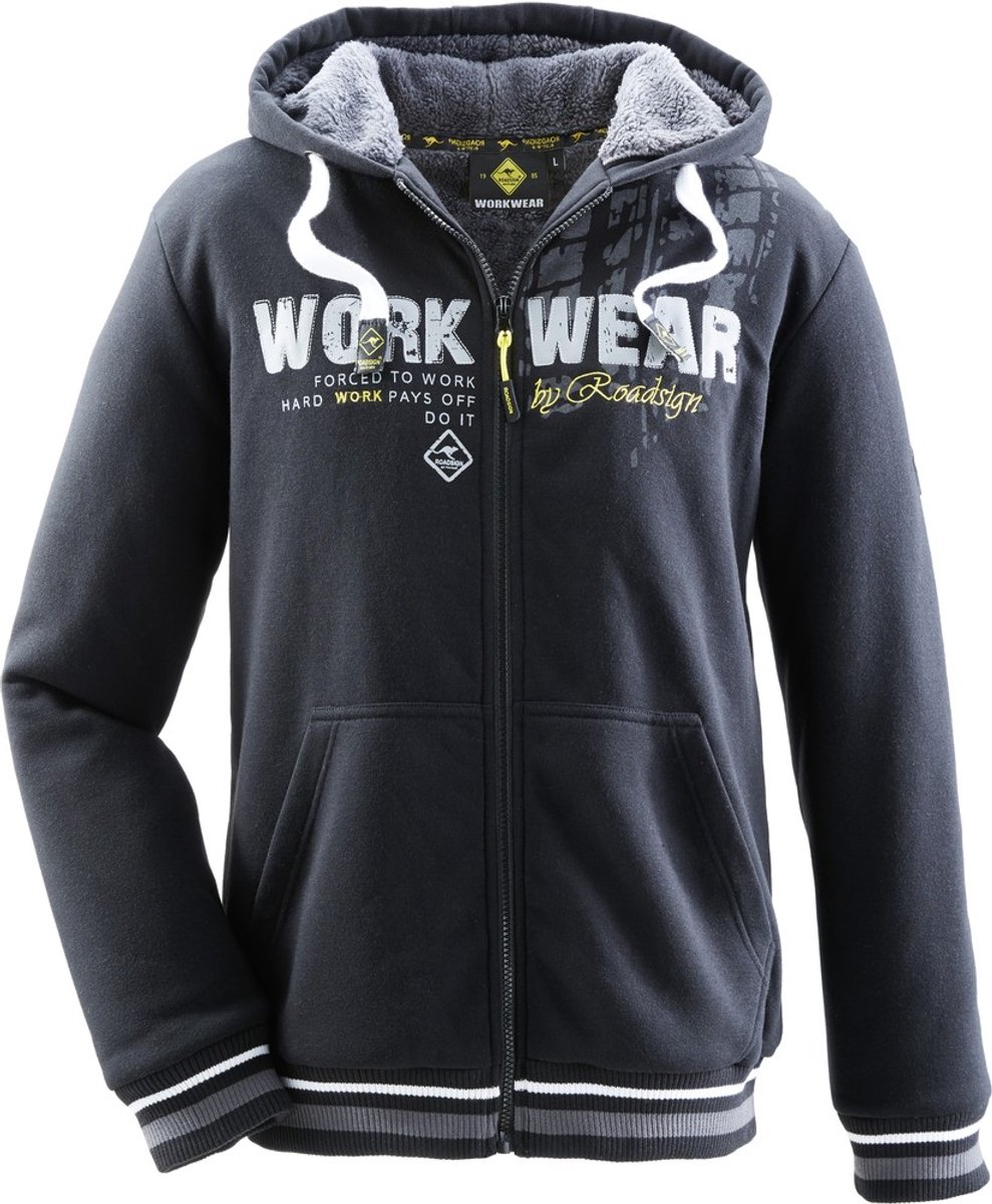 Roadsign Sweatjacke Schwarz-L