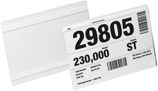 Documenthouder (b x h) 210 mm x 148 mm 10 stuk(s)