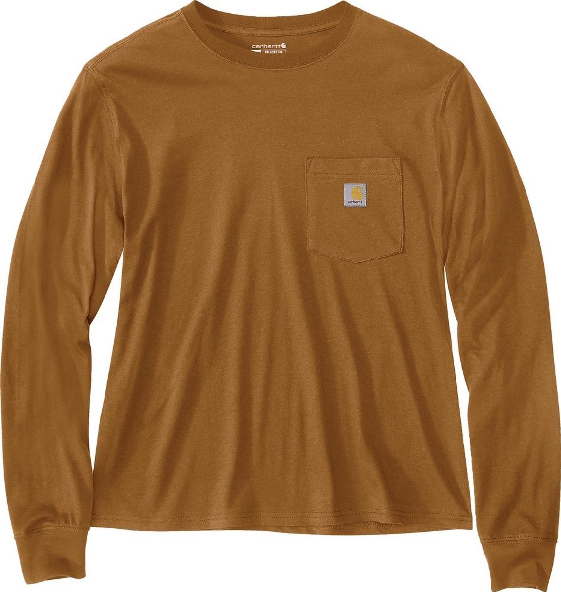 Carhartt Damen Lightweight L/S Pocket T-Shirt 106121 Carhartt® -XL Bruin