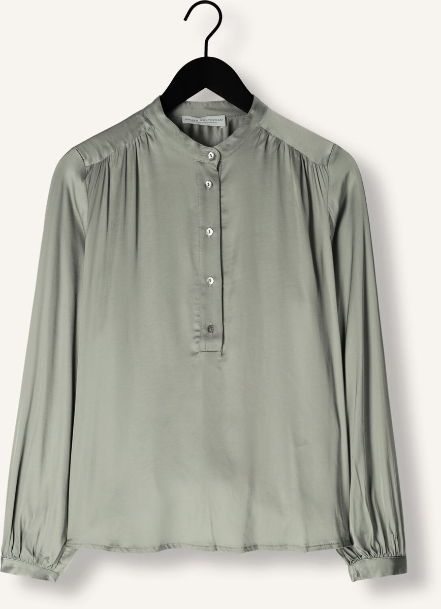 Amaya Amsterdam Jip Blouses Dames - Groen - Maat S