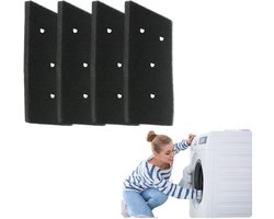 4-delig - Geschikt voor Whirlpool Foam Sponge Filter 481010716911 - Droger HX HMMR10440 - Drogerfilter - 230*115mm - Sponsfiltermat 4 Gaten - Drogerfilter