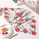 Kerst Tafellopers 38 CM x 176 CM - Perfect voor Bruiloften en Feestelijke Decoratie