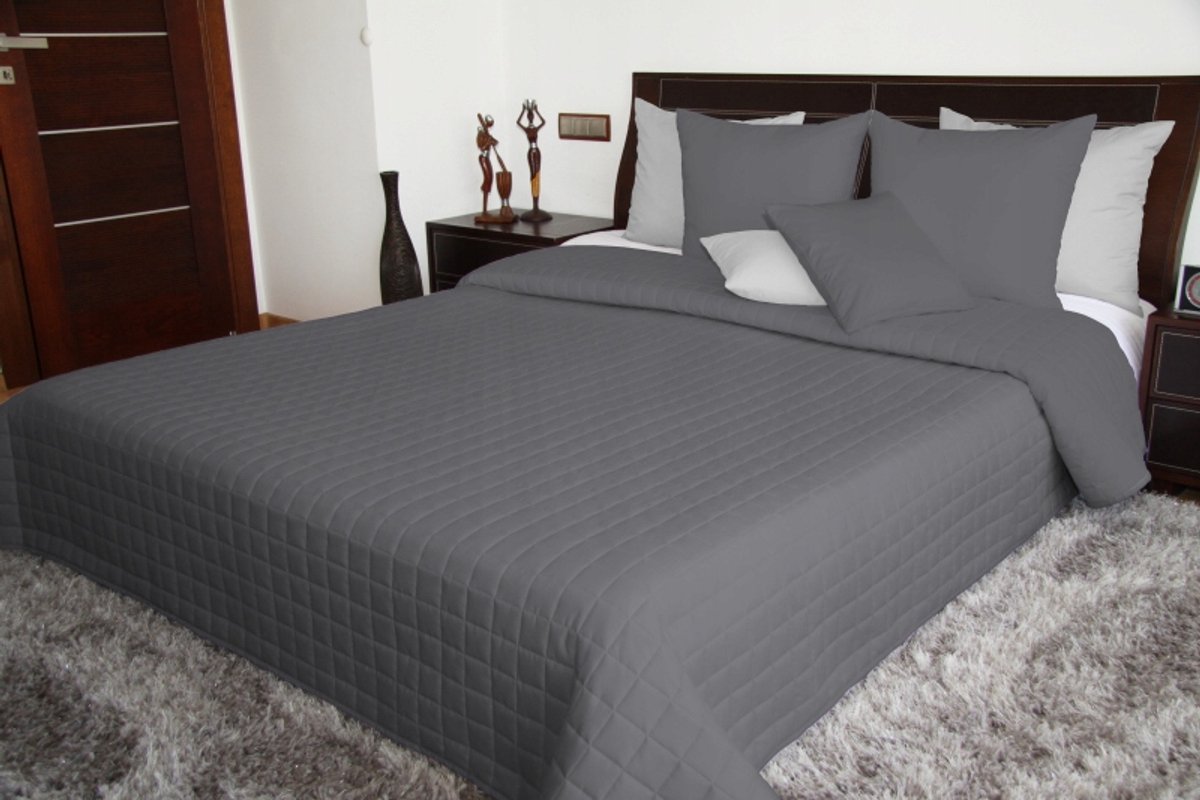 Dubbelzijdige gewatteerde sprei 170x210cm - Stijlvol en comfortabel