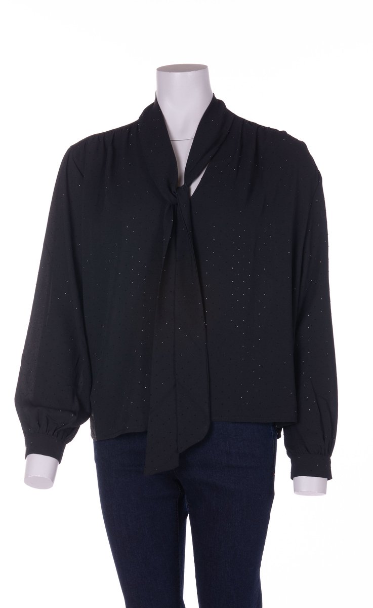 La Fee Maraboutee - Blouse - Zwart - M (38)