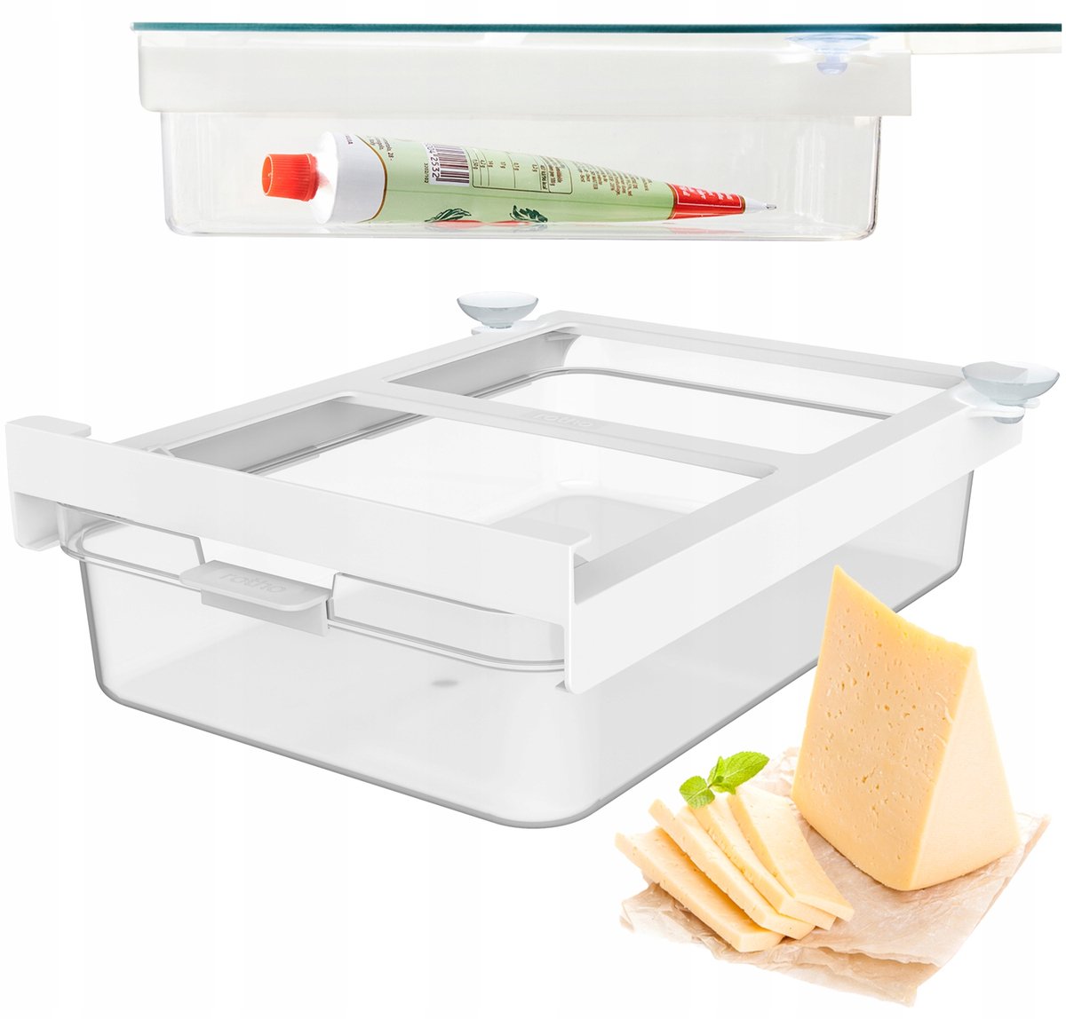 Rotho Cauma Koelkastlade Organizer 2,6L - Slimme Opbergoplossing
