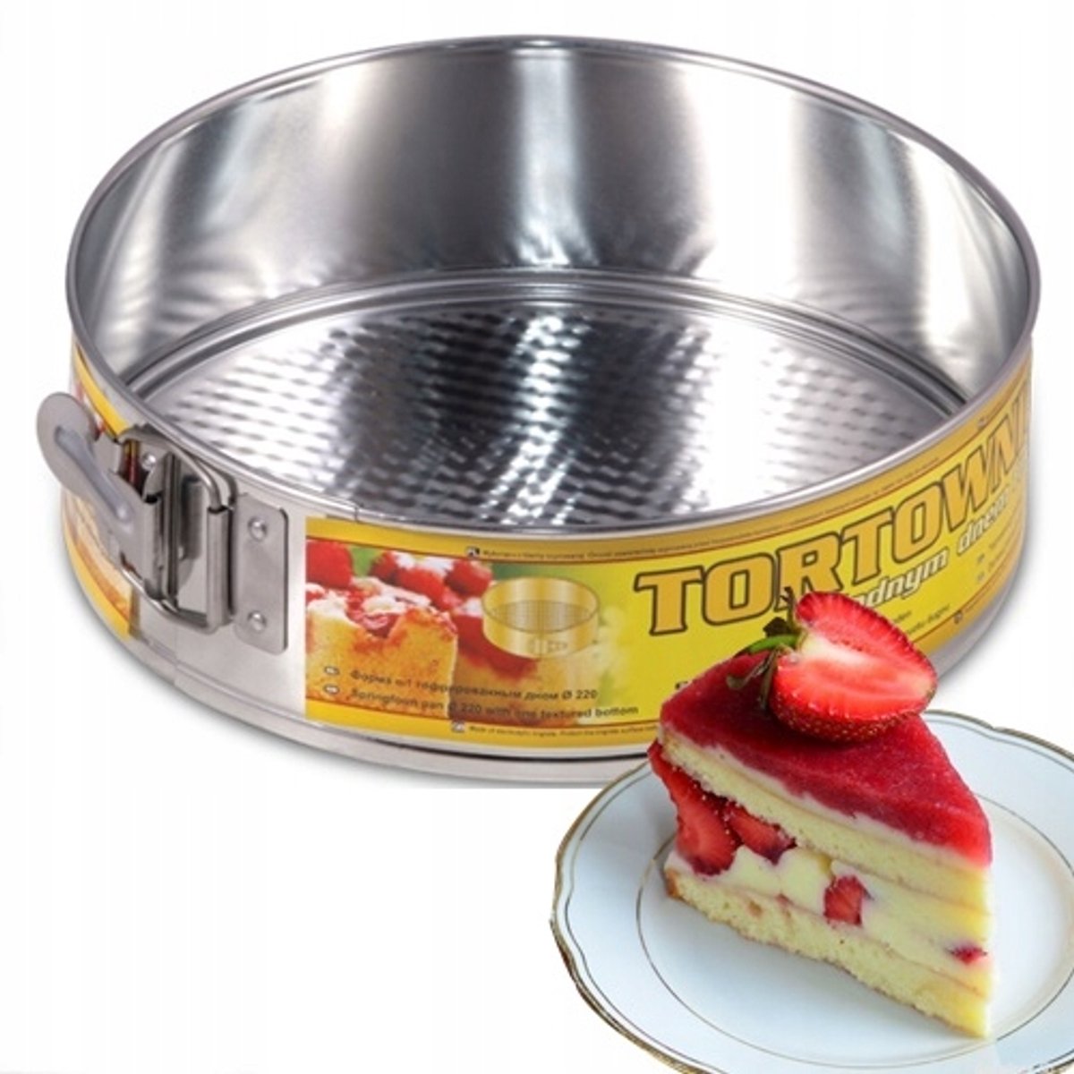 Ronde Bakvorm 30cm - Hoge Kwaliteit, Afneembare Bodem