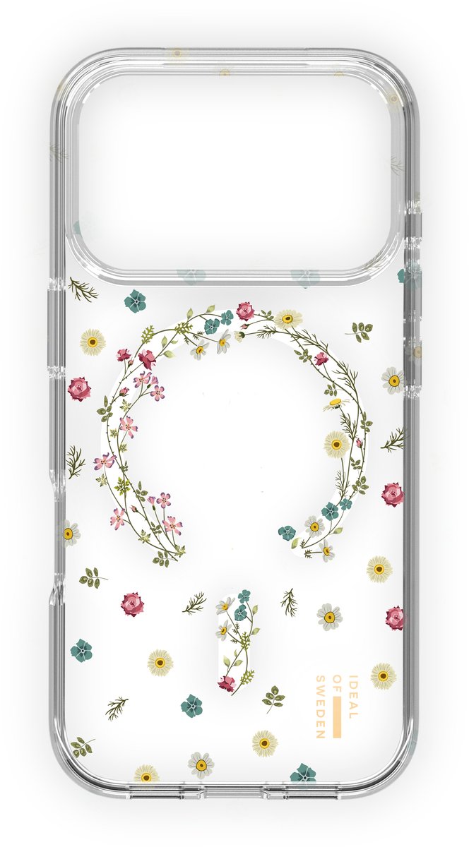 iDeal of Sweden Transparant hoesje MagSafe iPhone 17 Pro Petite Floral