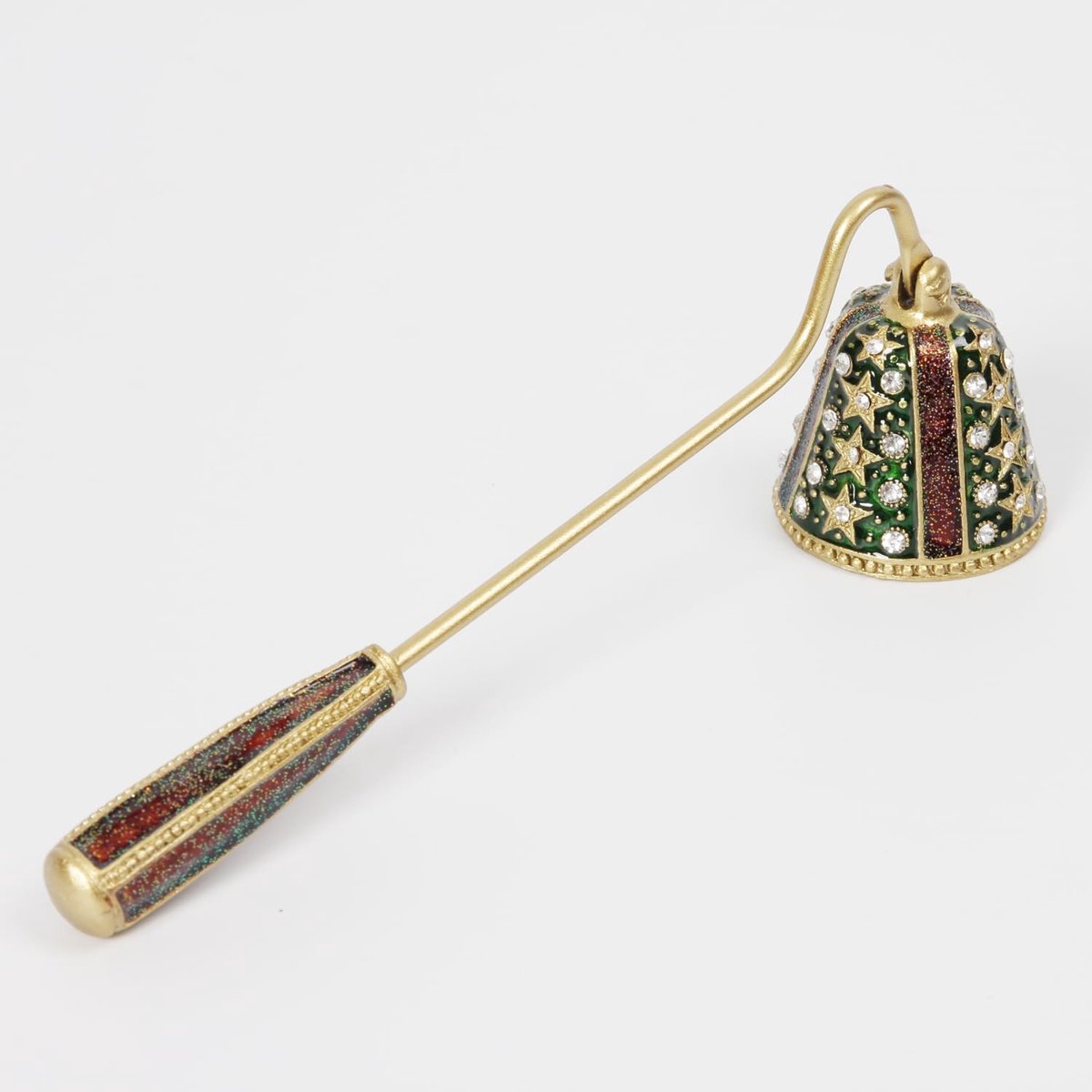 Candle Snuffer - Vintage - Long Handle - Decorative Antique Metal - heat resistant metal - high quality - Golden Star