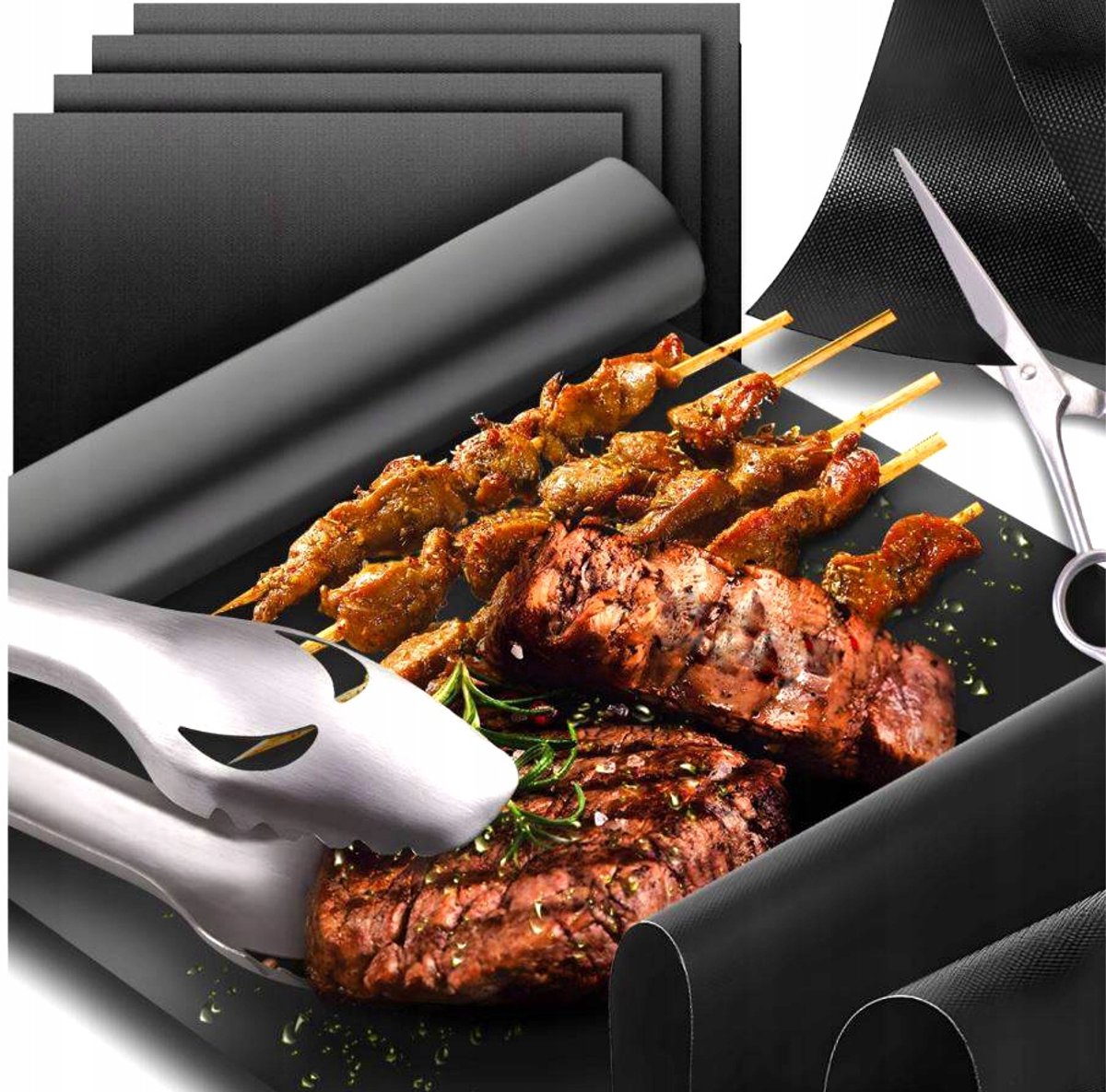 4x Teflon Grillmat & Bakplaat - Nooit Meer Aanbakken!