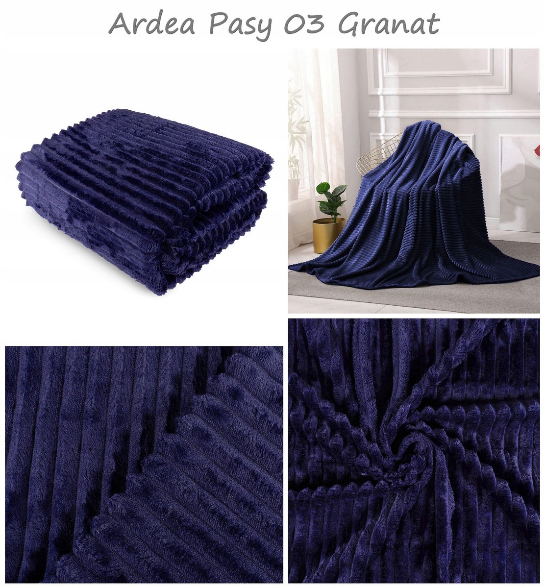 Zacht 200x220 cm Deken van Microvezel - Decoratief en Warm