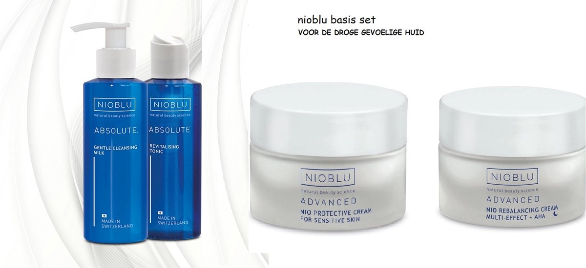 NIOBLU - Basis - Set - voor - de - droge - gevoelige - huid