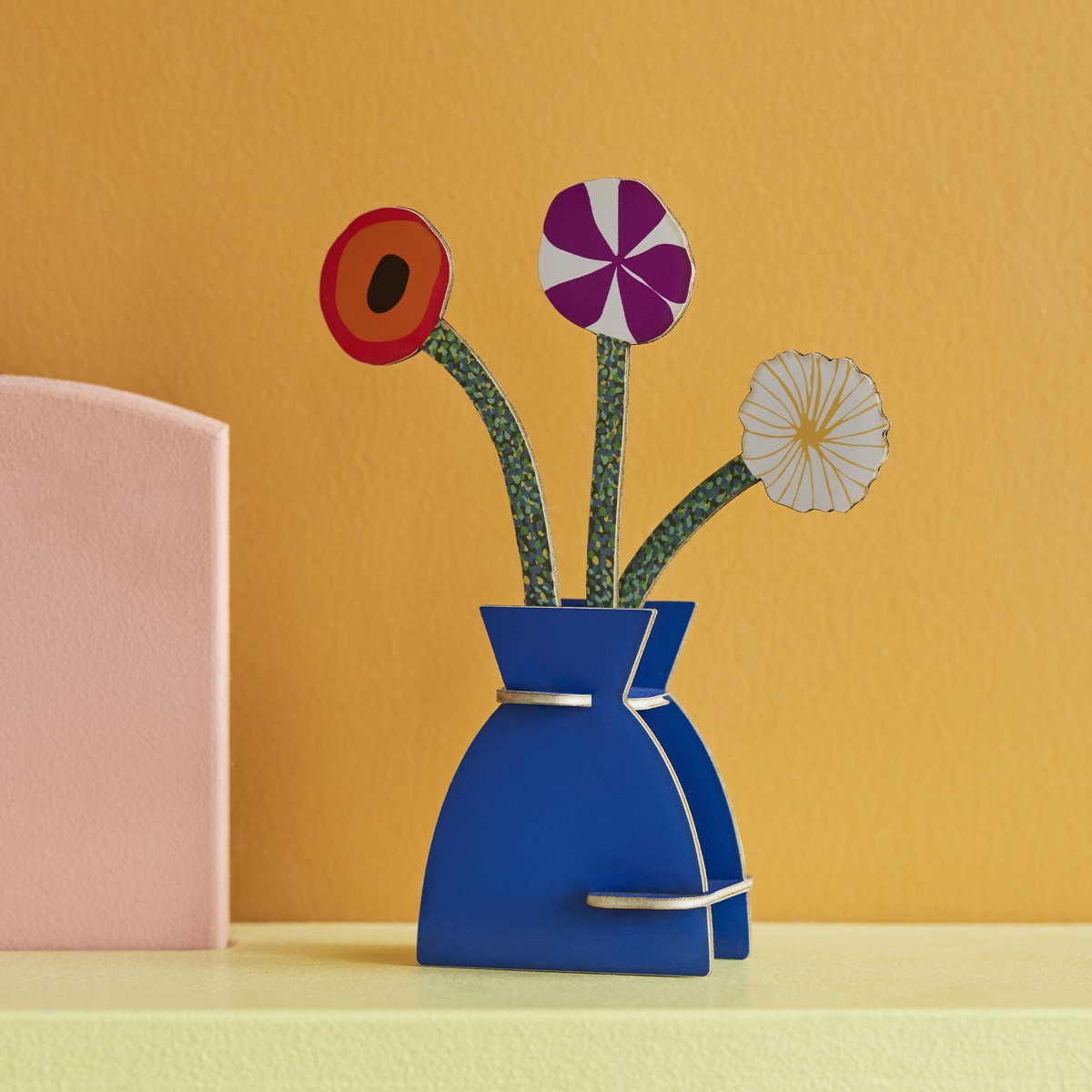 Pop-out kaart Flowers - Klimt Flowers