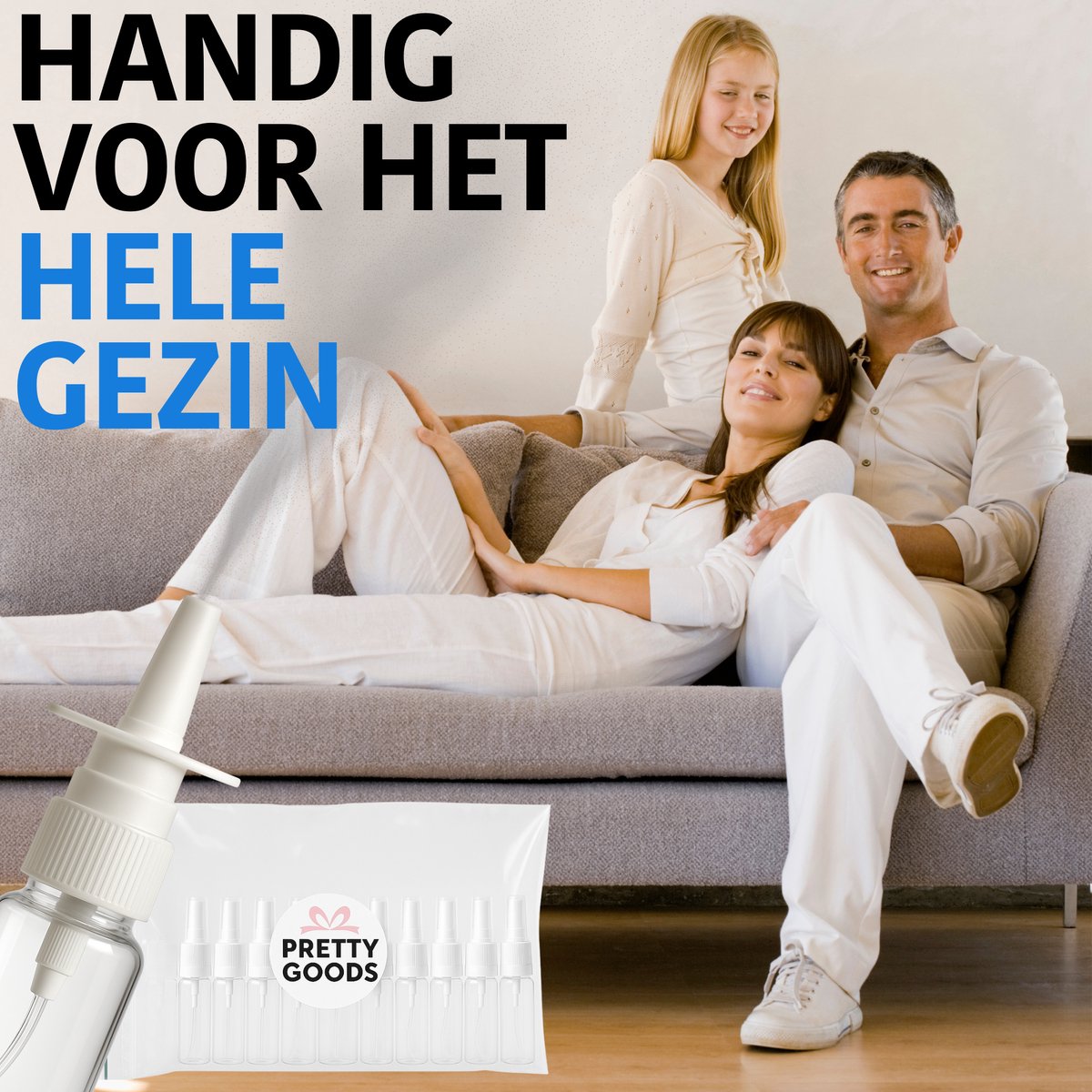 KBOLAE 10 Stks 5 ml Mini Plastic Neusspray Flessen Fijne Mist Spuit