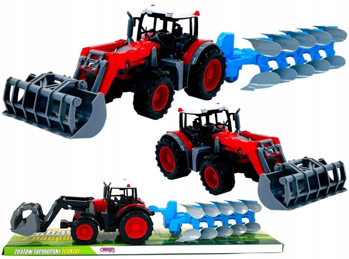Gazelo Traktor met Landbouwmachine Speelgoed - 3 Jaar+