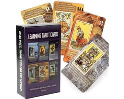 Omslag van Tarot Kaarten – 78 Stuks – Tarot en Orakelkaarten – Oracle Deck – Engels – Met Uitleg – Tarot Cards