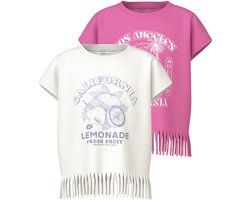 NAME IT - NKFVALONE 2P CAPSL SHORT TOP - Meisjes - T-shirts