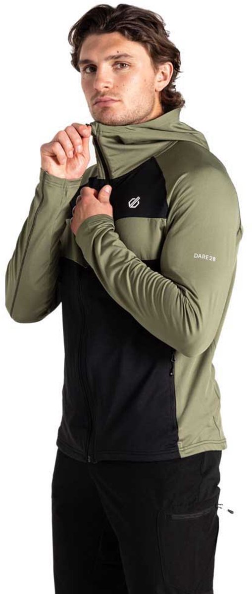 Dare2b Touring Ii Stretch Sweatshirt Met Rits Man Zwart
