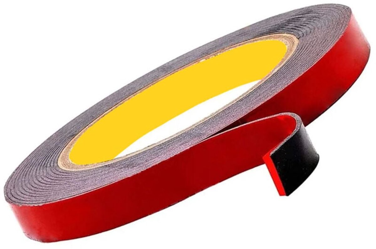 Extra sterke dubbelzijdige tape- zwart- waterdicht- hoge temperatuurbestendigheid- voor binnen en buiten- 3 m x 1-5 cm