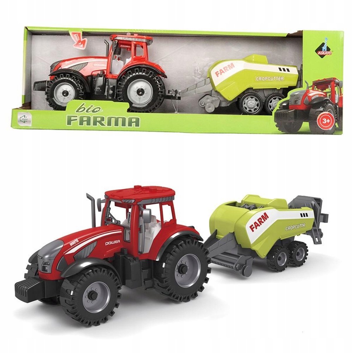 Askato Traktor met Laadschop - Geluidseffecten, 3+