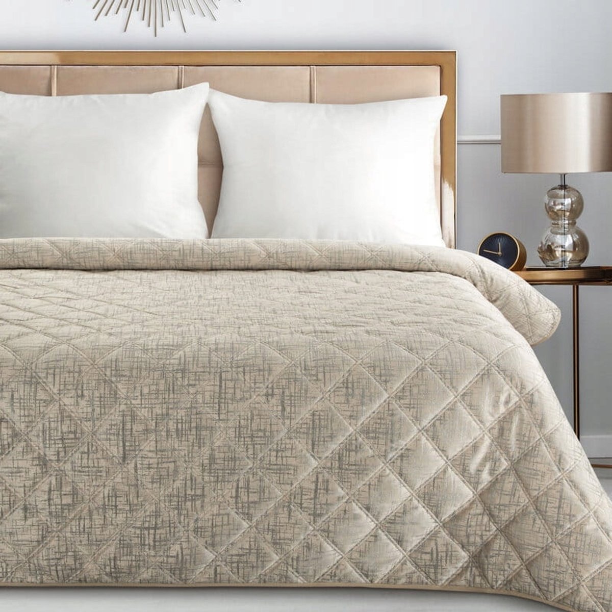 Spicy Bedsprei BLINK 6 Crème 170x210 cm - Luxe Velours