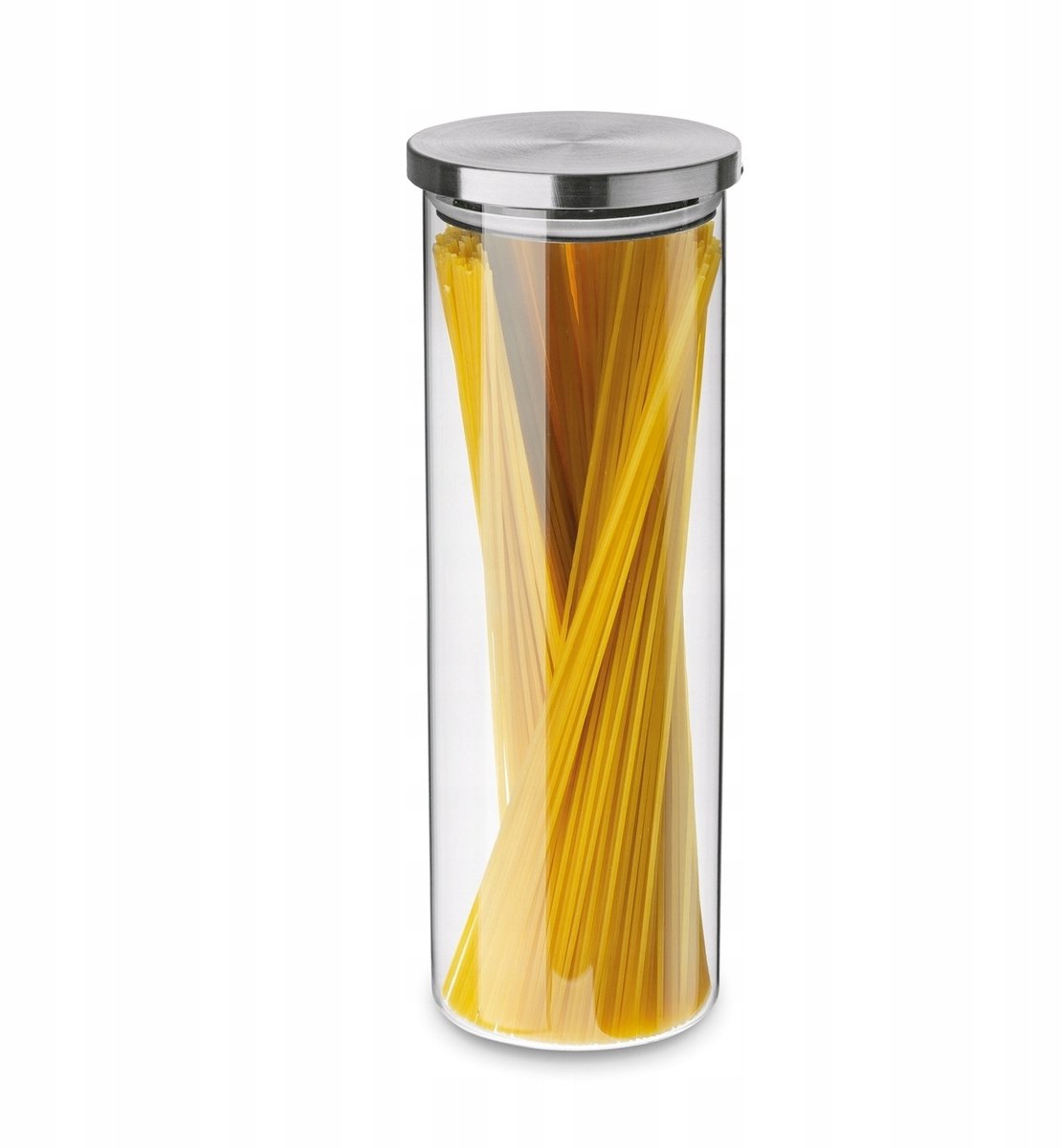 Tadar Kimi Glazen Pot met Zilveren Deksel - 1700ml