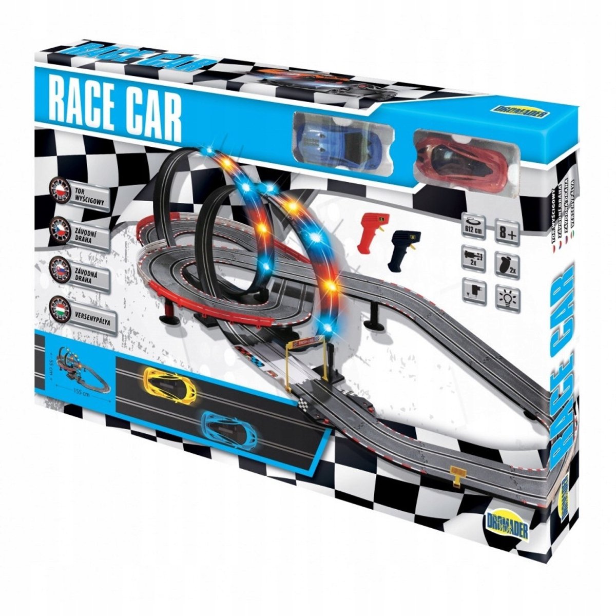 Dromader Raceauto Racebaan 612 cm - 8+ Jaar