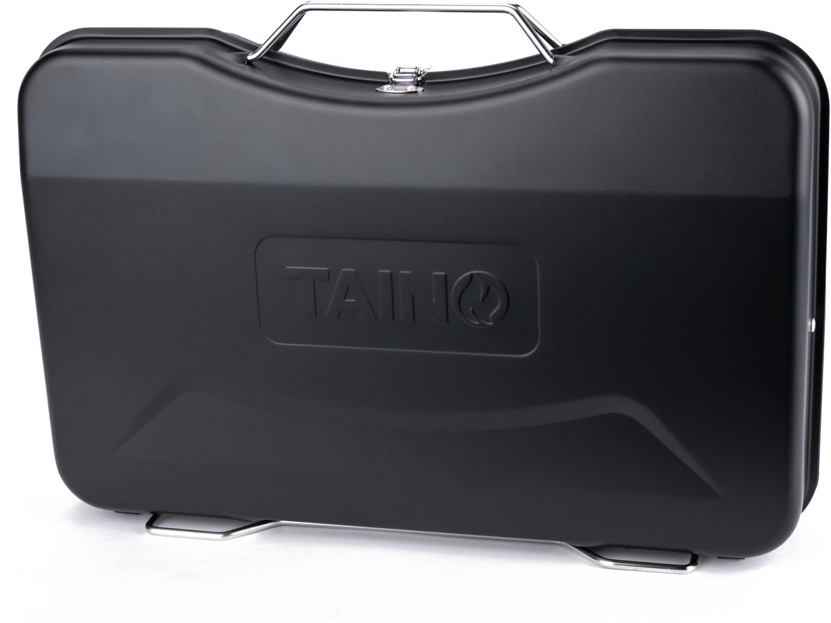 TAINO MOX koffergrill - houtskoolgrill BBQ campinggrill koffer zwart compact