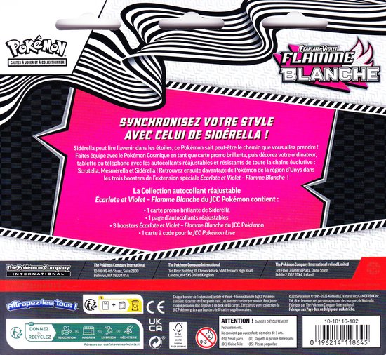 Pokemon: Pokemon TCG - Scarlet & Violet - White Flare Tech - Sticker Collection - FR (TCG)