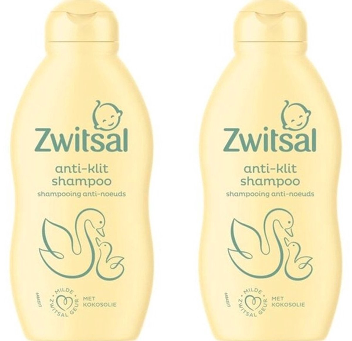 Zwitsal Anti klit shampoo- 200ml -2 stuks