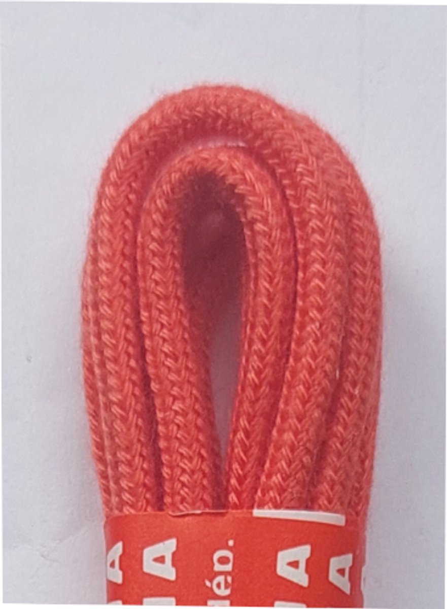 Fama Veter - Licht Rood - Rond - Koord Veters - Lengte 75 cm - Dikte 3 mm - Schoenveter