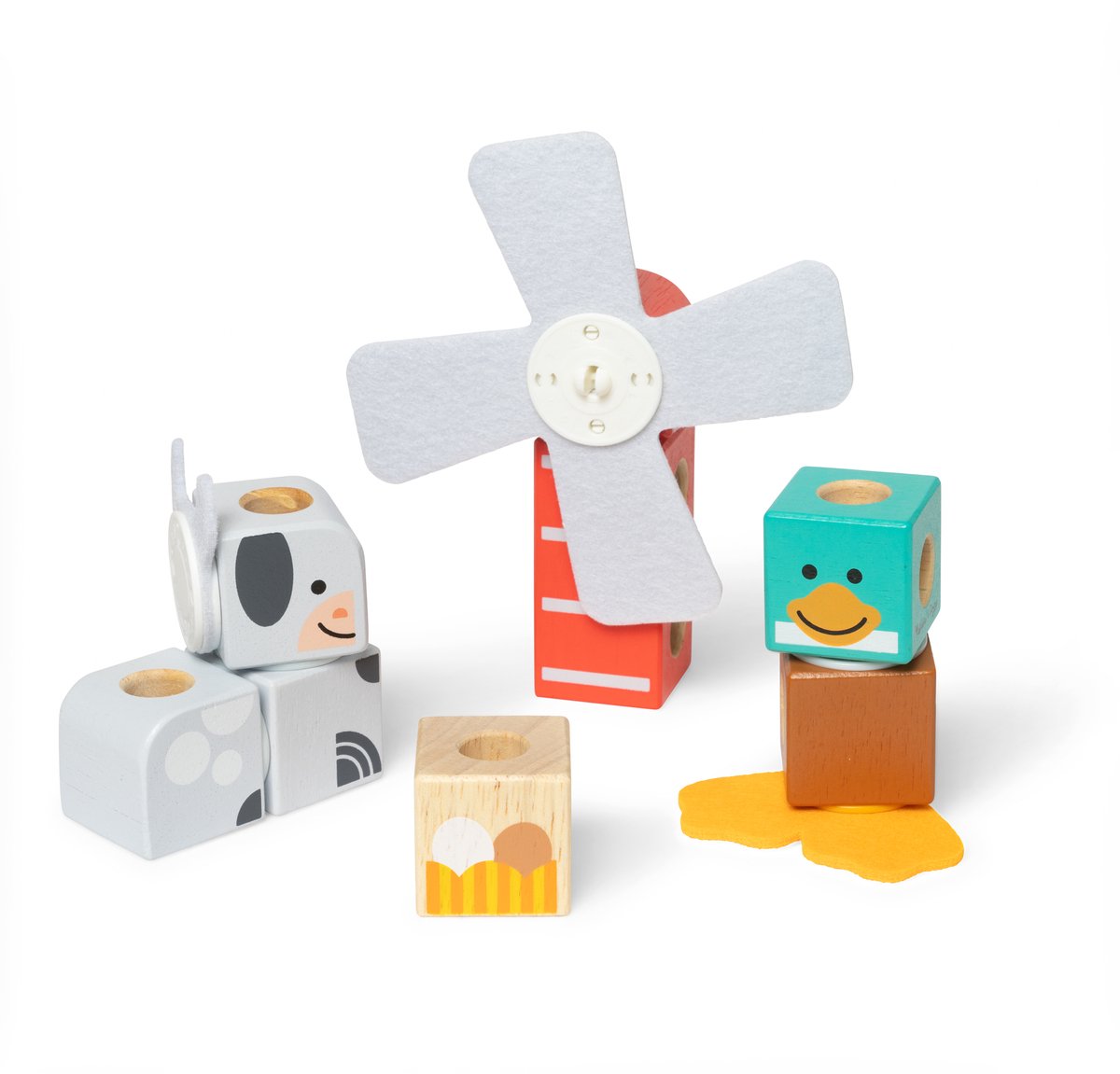 Melissa & Doug – Blockables™ Boerderijdieren – 360° bouwen — afbeelding 6