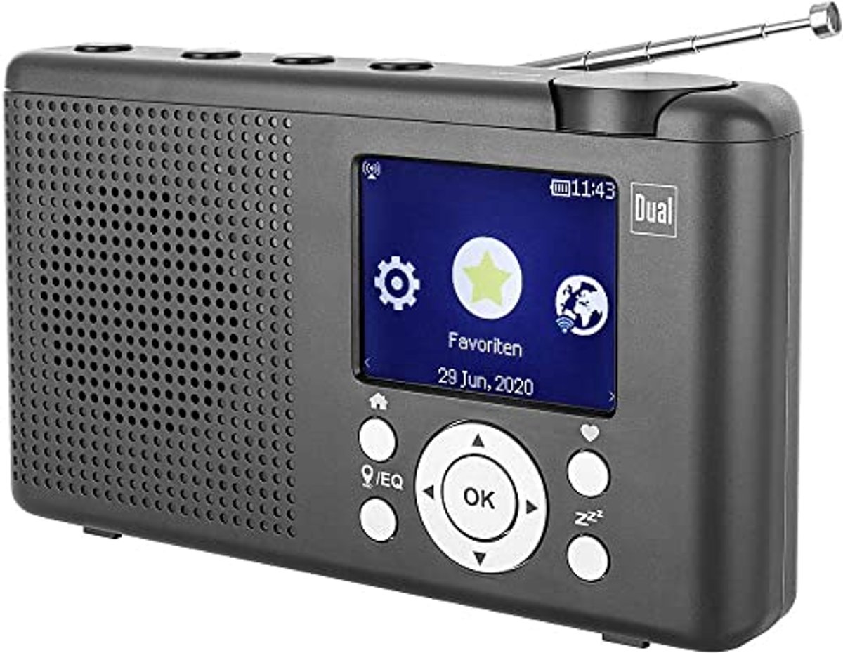 Internet Tafelradio met DAB+, FM, Bluetooth en USB-C - Draadloos Genot voor Thuis en Op Reis