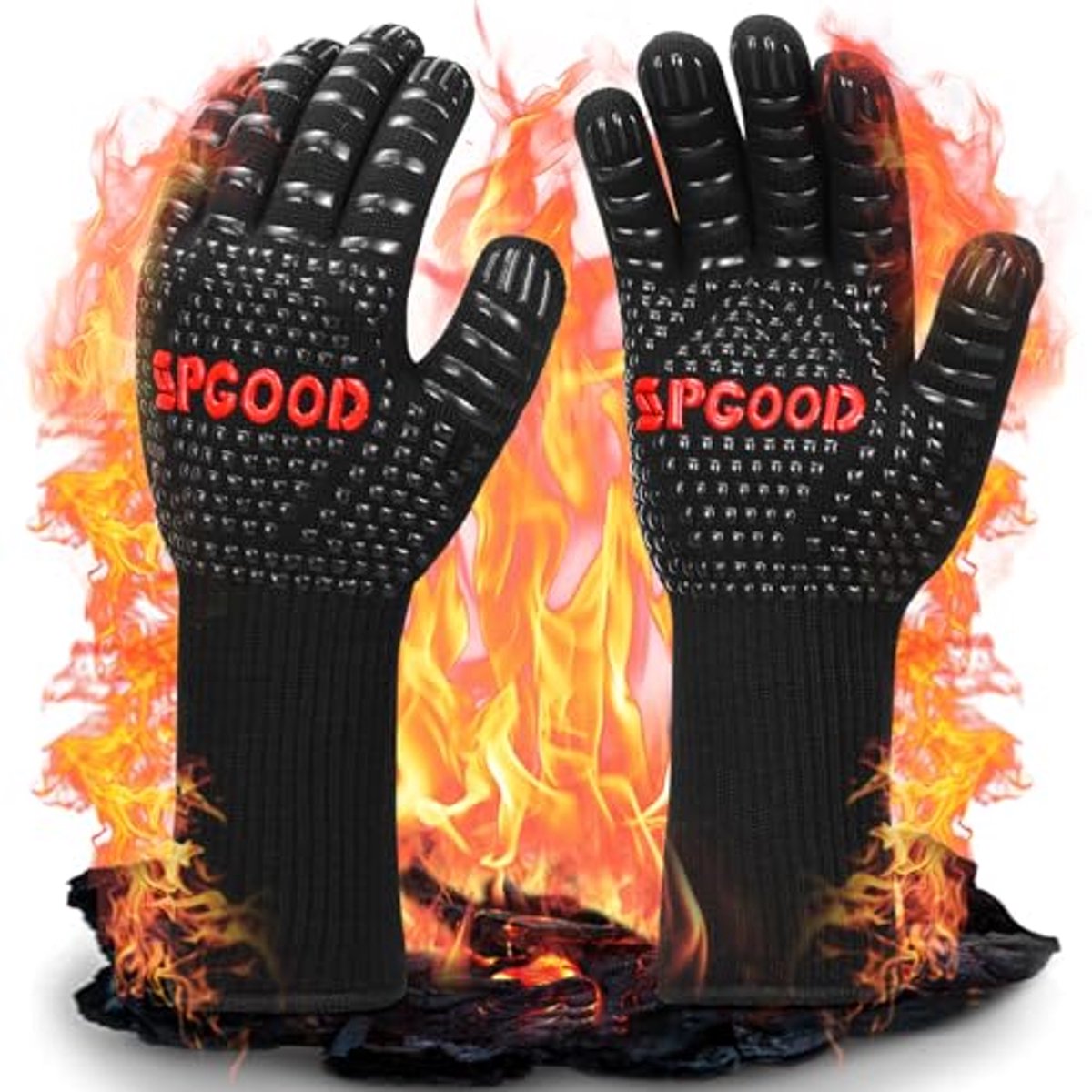 Hittebestendige Grillhandschoenen voor BBQ en Oven - 800 Graden Veiligheid