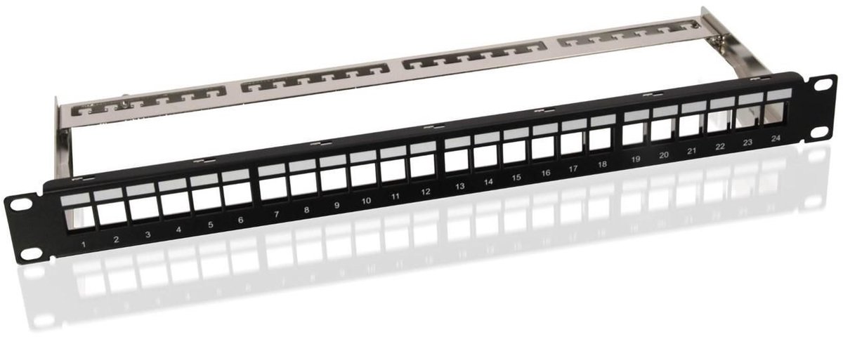 CAT6 24 port 19" Patch Panel,