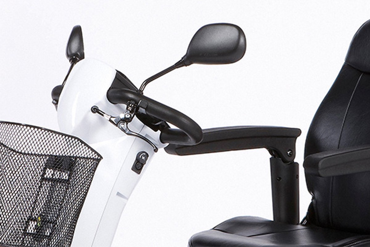Scootmobielaanhuis - Spiegel voor uw scootmobiel — Universeel met een klem om het stuur - Rechts
