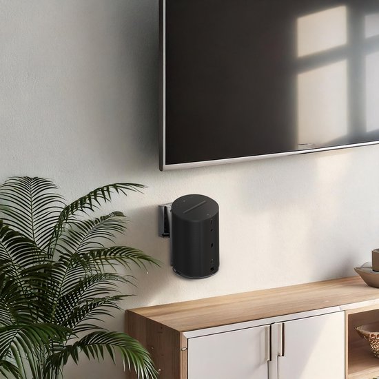 Maclean, MC-997 - Luidspreker muurbeugel - 2 stuks - Speakers houder voor Sonos ERA 100 — afbeelding 3