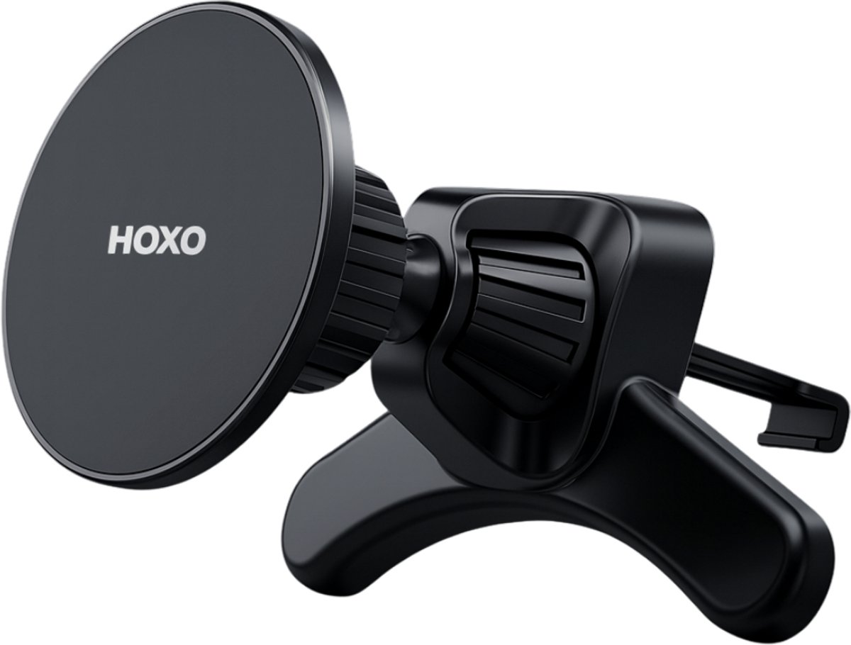 Telefoonhouders Auto - Magnetische - 360° Rotatie - Ventilatierooster met haak en klamsysteem- Geschikt voor 3 tot en met 7 inch - Inclusief magneetring - Horizontaal als verticaal