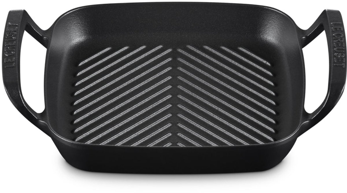 Le Creuset outdoor grill vierkant 26cm mat zwart