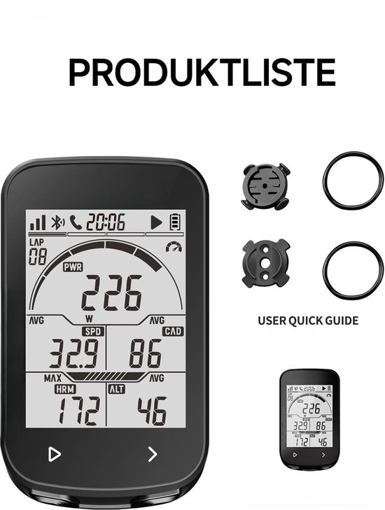 Kilometerteller Solacis Kilometerteller fiets - Fietscomputer - KM teller fiets ...