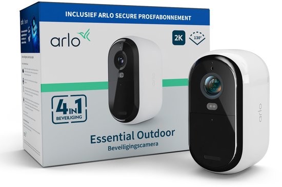 Arlo Essential2 2K beveiligingscamera - 1 IP-Camera - Arlo - €59,99