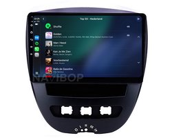 Geschikt voor Toyota Aygo (2005 t/m 2014) | 10 inch Android 15.0 CarPlay autoradio | Draadloos CarPlay & Android Auto | 2GB RAM + 32GB | Mic, Camera (AHD) & DAB+ | Bluetooth & WiFi | NAVIBOP NB-1005 | Bouwjaar 2005 t/m 2014